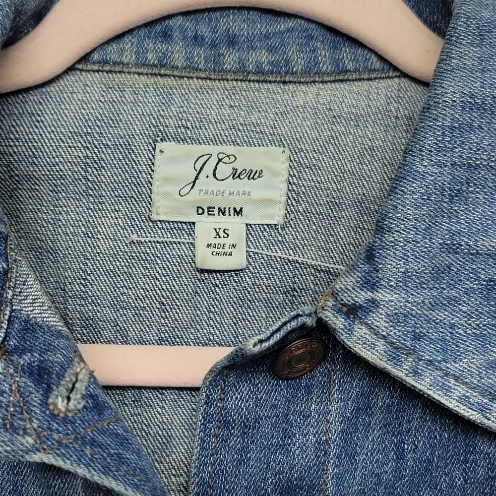 J. Crew Classic Indigo Denim Jean Jacket - Women's Size XS - Picture 5 of 12
